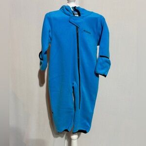 Columbia Bright Blue Dinosaur Infant Bunting Size 24 months
